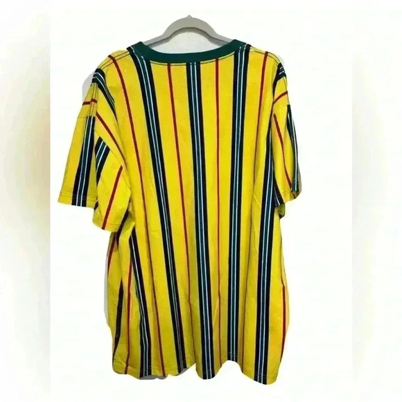 Urban Outfitters Men’s Multi Colored Striped Dad Tee Size Large - Picture 2 of 5